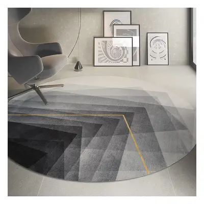 2150mm x 2510mm Modern Abstract Geometric Gradient Multi-Colour Area Rug