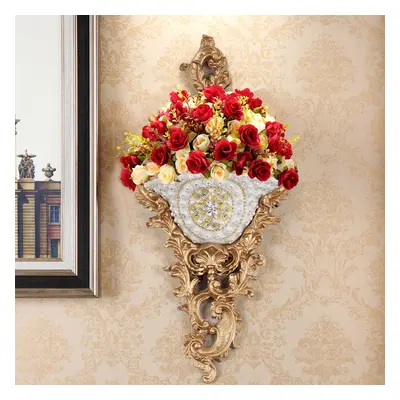 Shinely 660mm European Retro Resin Wall Mount Flower Vase Decor Art Living Dining Room