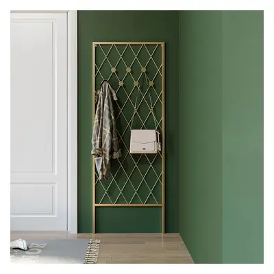 Hallway Wall Mounted Corner Coat Stand in Metal with Hooks