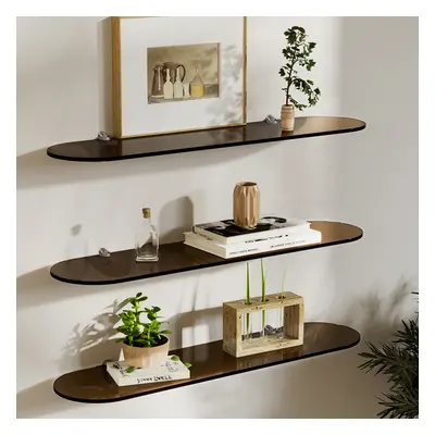 3-Tier Acrylic Wall Mounted Storage Racks Floating Shelves