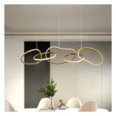 Minimalist Geometric Kitchen Island Light 5-Light Pendant Light for Dining Room