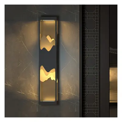 1000mm Modern Flush Mounted LED Outdoor Lighting Wall Sconces Layered Cuboid