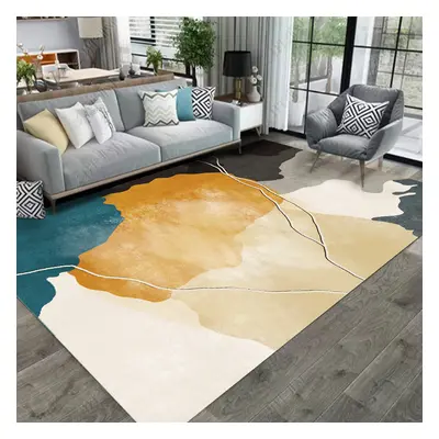 2300mm x 1600mm Modern Abstract Ink Rectangle Rug Indoor Area Rug