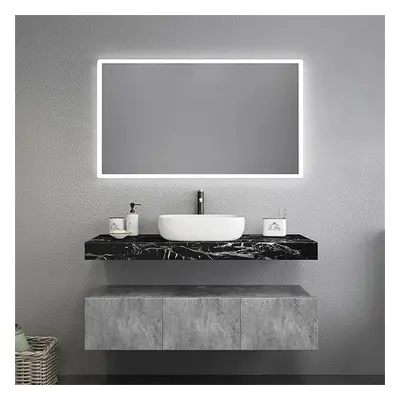 1220mm Modern Floating Bathroom Vanity Set with Single Vessel Sink Wall Mounted