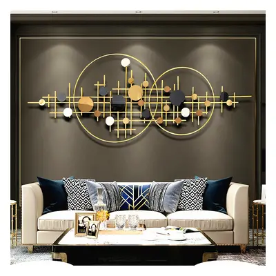 3D Modern Big Gold Wall Decor For Living Room Unique Decorative Metal Home Hanging Art