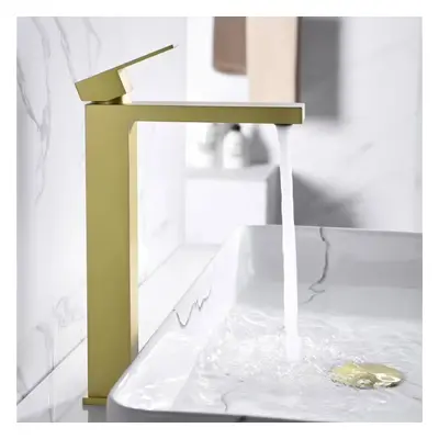 Vland Stylish Luxury Single Lever Handle Monobloc Brass Bathroom Countertop Basin Tap