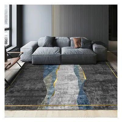 1500mm x 2100mm Modern Abstract Rug Polyester Rectangle Living Room Area Rug