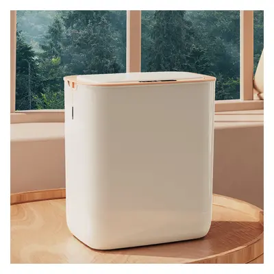 Rectangular Bathroom Touchless Sensor Rubbish Bin with Lid