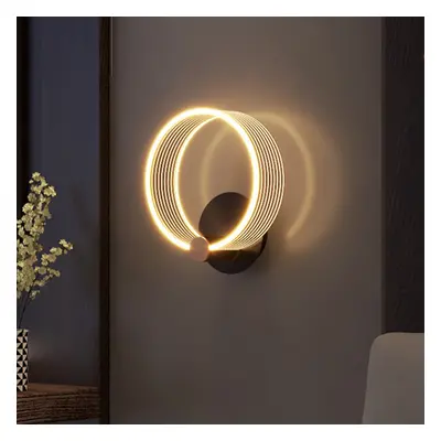 Modern Circle Wall Light Single Bedside Wall Light Acrylic & Metal