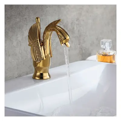 Swan Classic Style Monobloc Solid Brass Bathroom Basin Tap