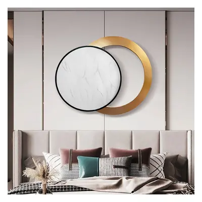 Modern Geometric Circles Simple Wall Decor Metal Home Art