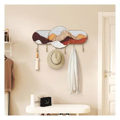 60cm Wall Art Decorative Coat Rack with 6 Hooks