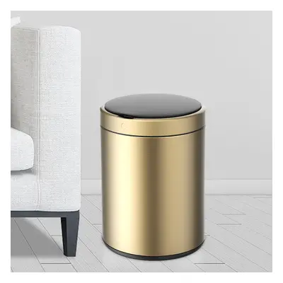 Automatic Touchless Sensor Stainless Steel Gold Rubbish Bin 9 Litres