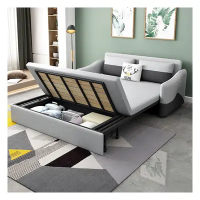 67.7'' Rolla Modern Full Sleeper Sofa Linen Upholstered Convertible Sofa with Storage