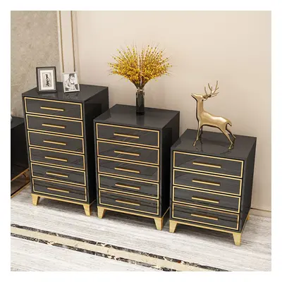 Black Chest of Drawers Modern 5 Drawers Accent Chest Medium