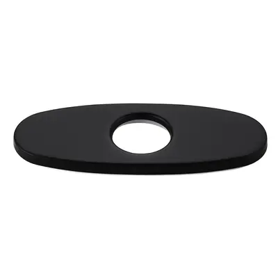 Tap Deck Plate Escutcheon for Monobloc Tap Installation Matte Black Finish