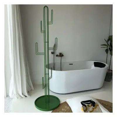 1800mm Clothing Stand Bedroom Hallway Coat Stand Freestanding Cactus Hall Tree in Green