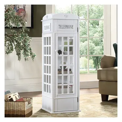 Phone Booth-Shaped Retro Kid's Bookcase England Style