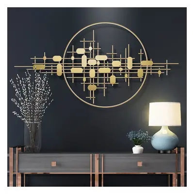 3D Modern Big Gold Wall Decor For Living Room Unique Decorative Metal Home Hanging Art