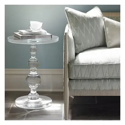 Modern Round End Table Acrylic Side Table