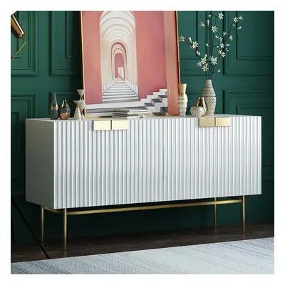 Twixer 1500mm White Sideboard Buffet with Doors Accent Cabinet with Storage 4 doors