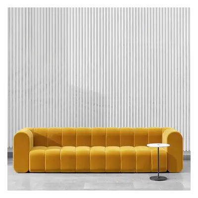 2230mm Modern Velvet Upholstered Sofa 3-Seater Sofa Luxury Sofa Solid Wood Frame