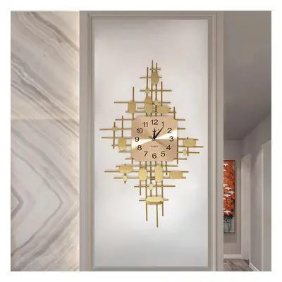 550mm 3D Gold Fashion Metal Oversized Wall Clock Luxury Home Decor