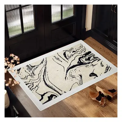 900mm x 600mm Morden Non-slip Front Door Mat Boucle Entryway Rug Washable Bath Mat