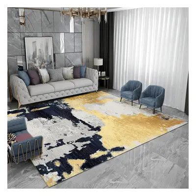 1800mm x 2700mm Modern Abstract Painting Multi-colored Rectangle Area Nylon Rug