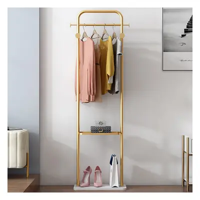 1700mm Modern Freestanding Rail Cloth Rack with Marble Base