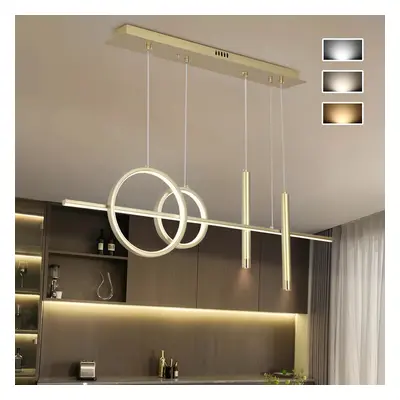 Geometric Kitchen Island Light Metal Pendant Light in Gold