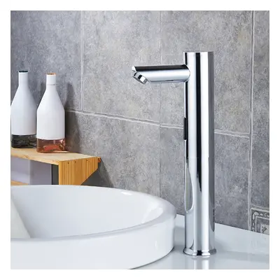 Brewst Contemporary Touchless Electronic Solid Brass Tall Monobloc Basin Tap in Chrome