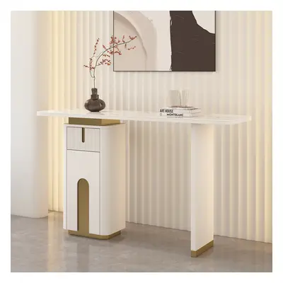 1220mm Modern Sintered Stone Console Table with Storage Entryway Table