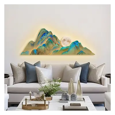 1000mm LED Creative Irregular Mountain Light Wall Decoration Abstract Living Room Decor