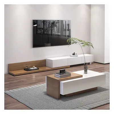 Crator Extendable TV Stand & Coffee Table Set