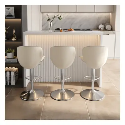 1500mm Modern Sintered Stone Bar Table White Seats 3 People