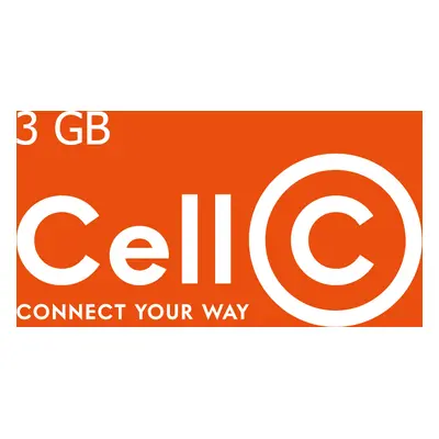 CellC 3 GB Data Mobile Top-up ZA