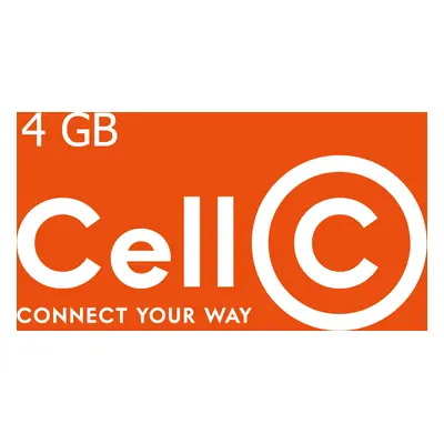 CellC 4 GB Data Mobile Top-up ZA