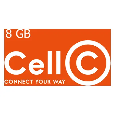 CellC 8 GB Data Mobile Top-up ZA