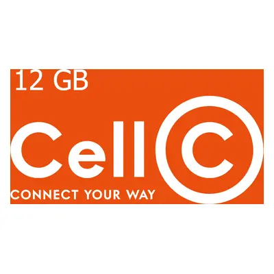 CellC 12 GB Data Mobile Top-up ZA