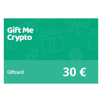 Gift Me Crypto €30 Gift Card