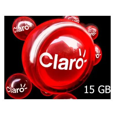 Claro 15 GB Data Mobile Top-up GT (Valid for 15 days)