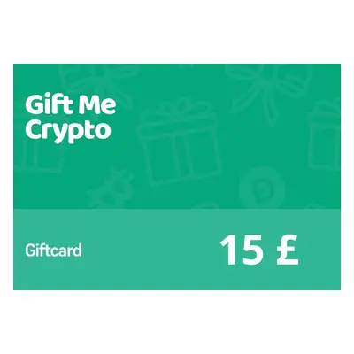 Gift Me Crypto £15 Gift Card