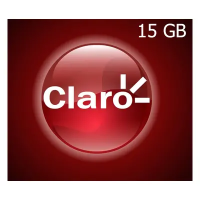 Claro 15 GB Data Mobile Top-up CR (Valid for 15 days)