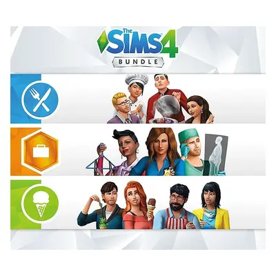 The Sims 4 - Get to Work DLC + Dine Out DLC + Cool Kitchen Stuff DLC Bundle XBOX One CD Key