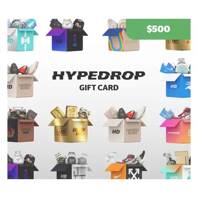 500$ HypeDrop Gift Card 500 USD Prepaid Code