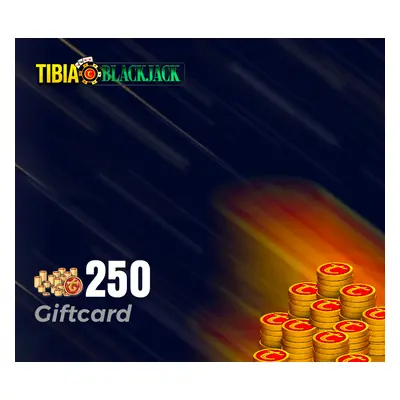 Tibia Blackjack 250 Tibia Tokens