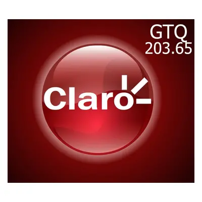 Claro 203.65 GTQ Mobile Top-up GT