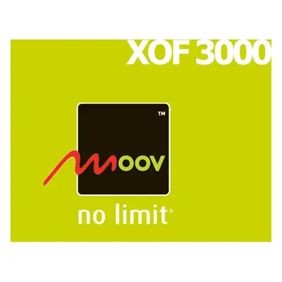 Moov 3000 XOF Mobile Top-up TG