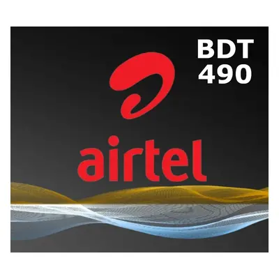 Airtel 490 BDT Mobile Top-up BD